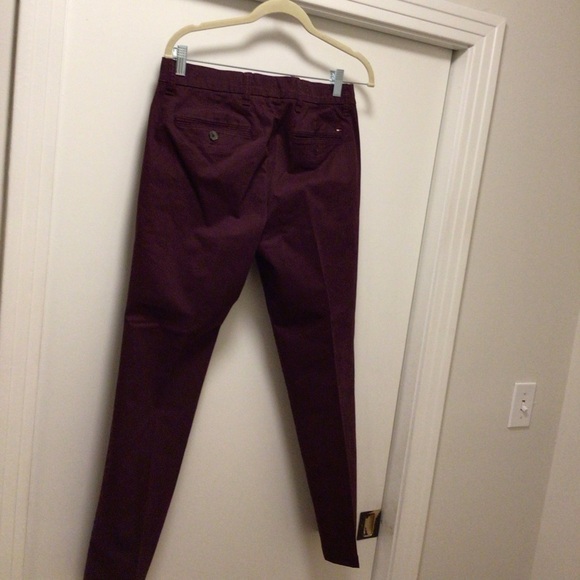 Mens Tommy Hilfiger Slim Fit Stretch Khaki Pants - Picture 4 of 4